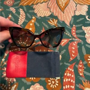 Le Specs Brown Cat-Eye Sunglasses